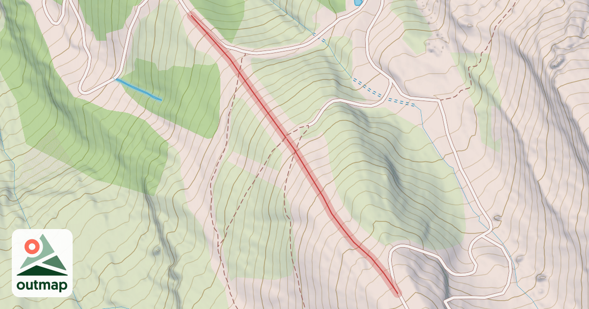 Map of Arête des Intrets
