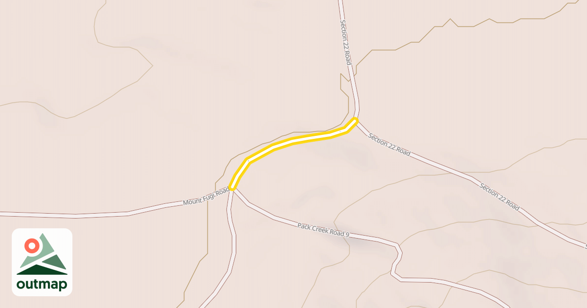 Map of Mount Fugi Road