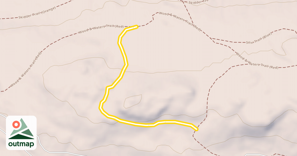 Map of Silvi Trail (Blue)
