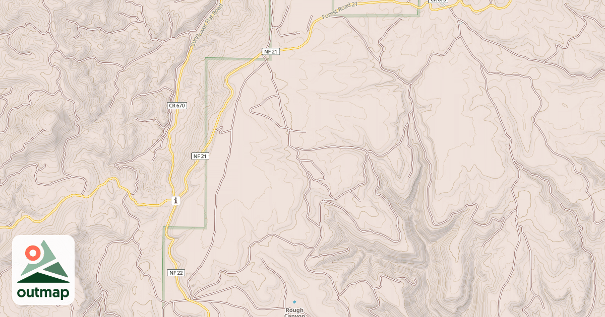 Map of USFS National Forest System Roads {5FCBEE7D-F138-49D7-B31F-ECD10F2F6BE8}