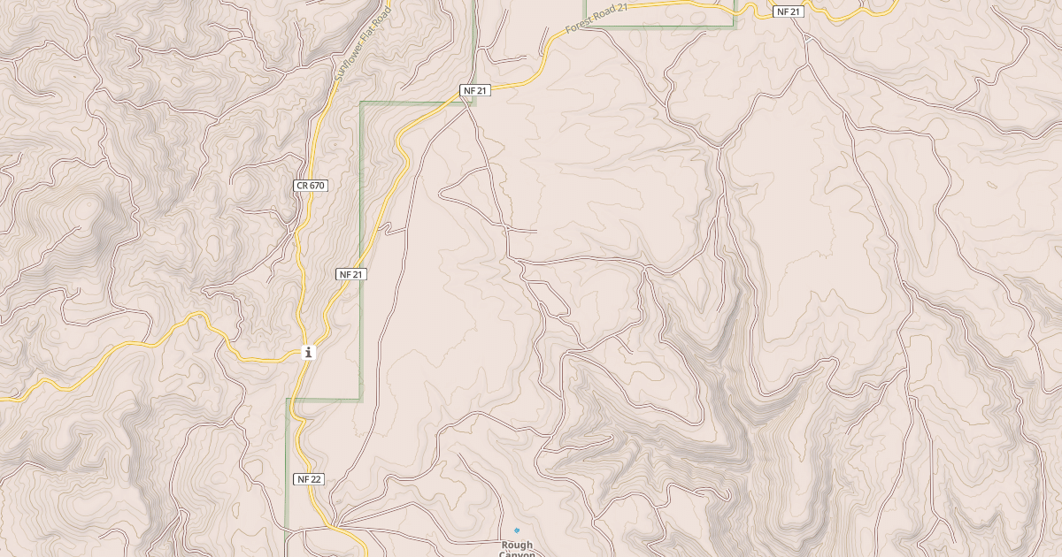 Map preview of USFS National Forest System Roads {5FCBEE7D-F138-49D7-B31F-ECD10F2F6BE8}