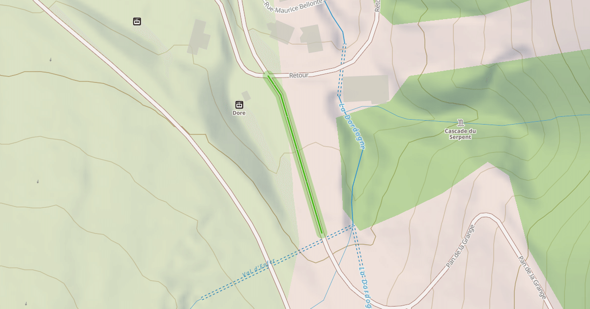 Map preview of Pan de la Grange