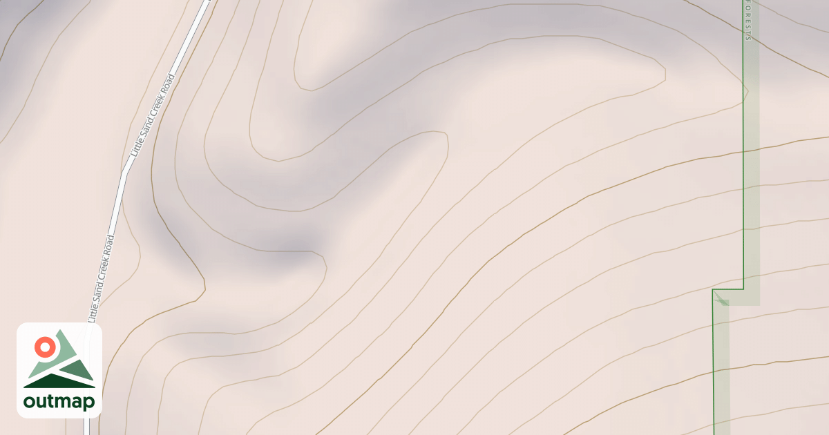 Map of Palouse - Ohv - Klawa Cr