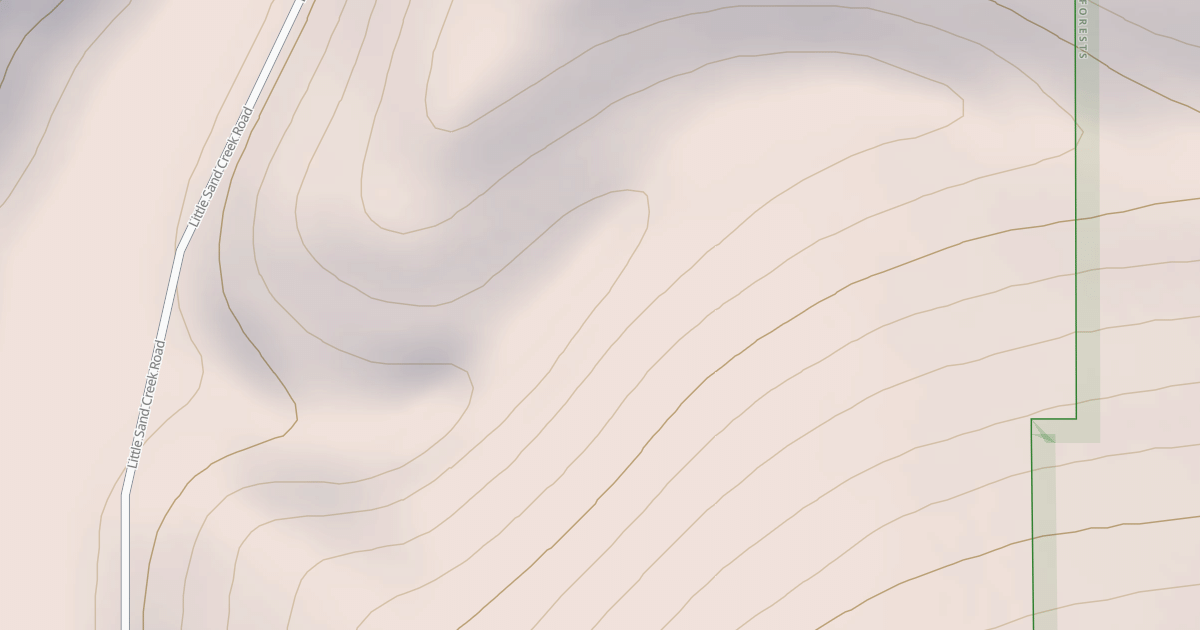 Map preview of Palouse - Ohv - Klawa Cr