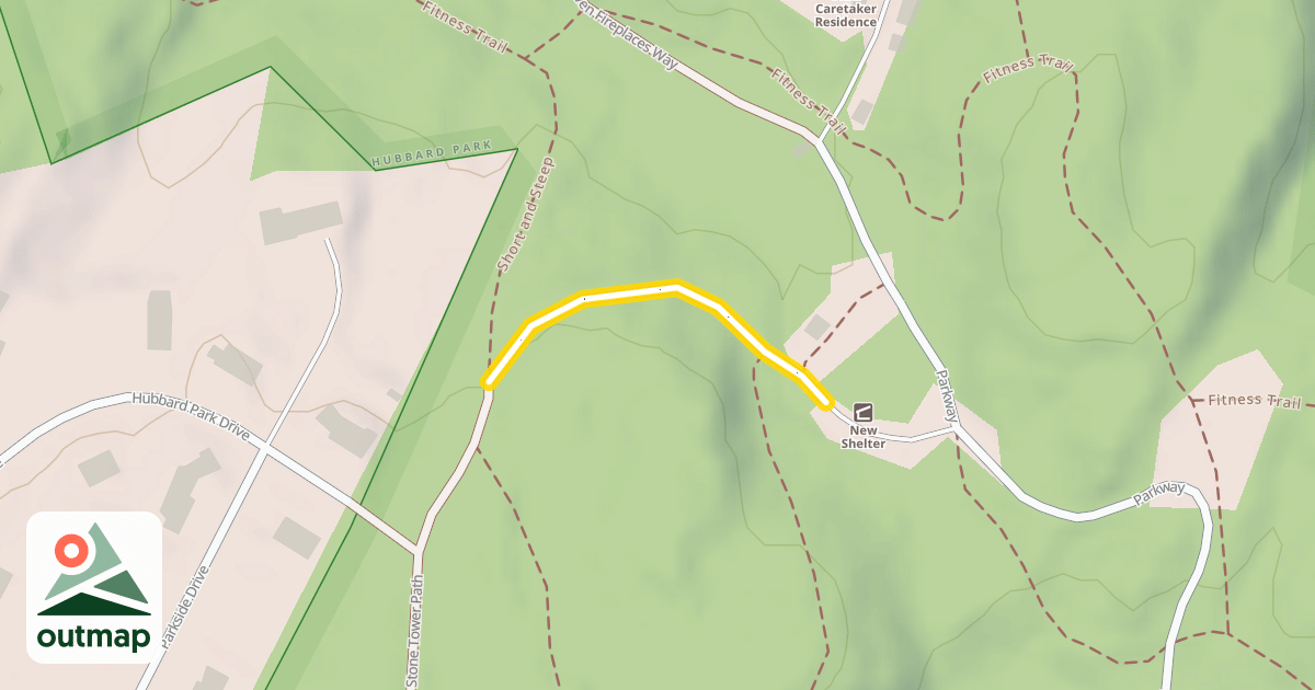 Map of Stone Tower Path