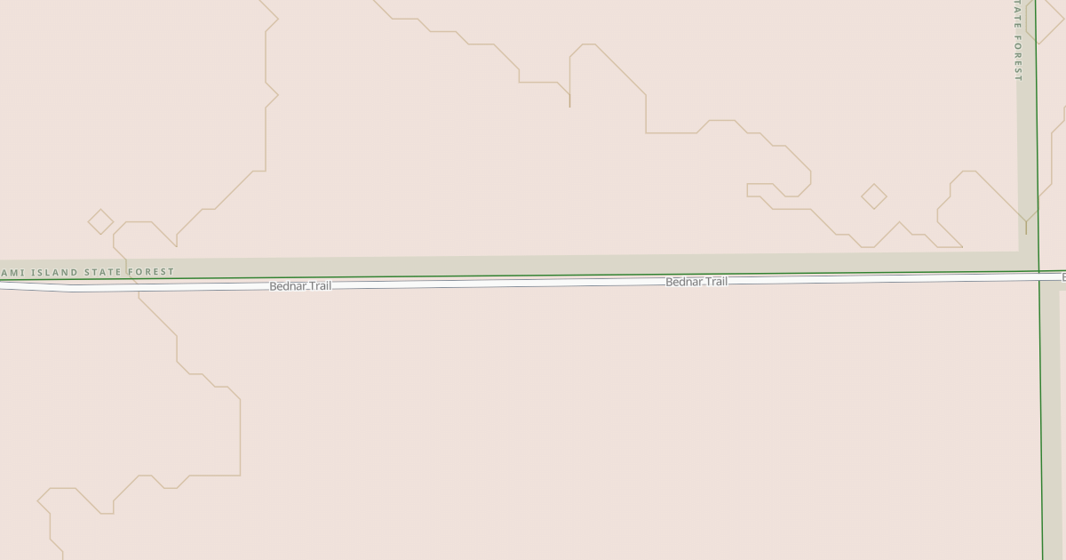 Map preview of Warroad/Roseau Trails