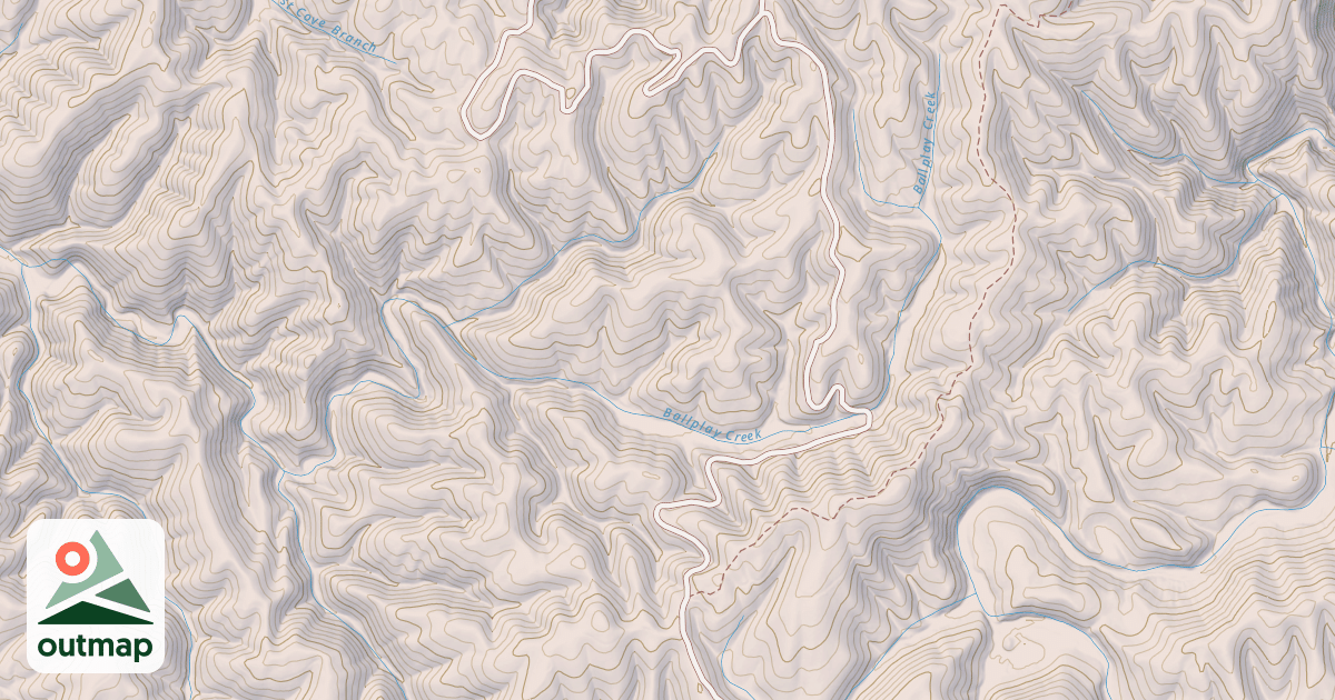 Map of MILLER RIDGE