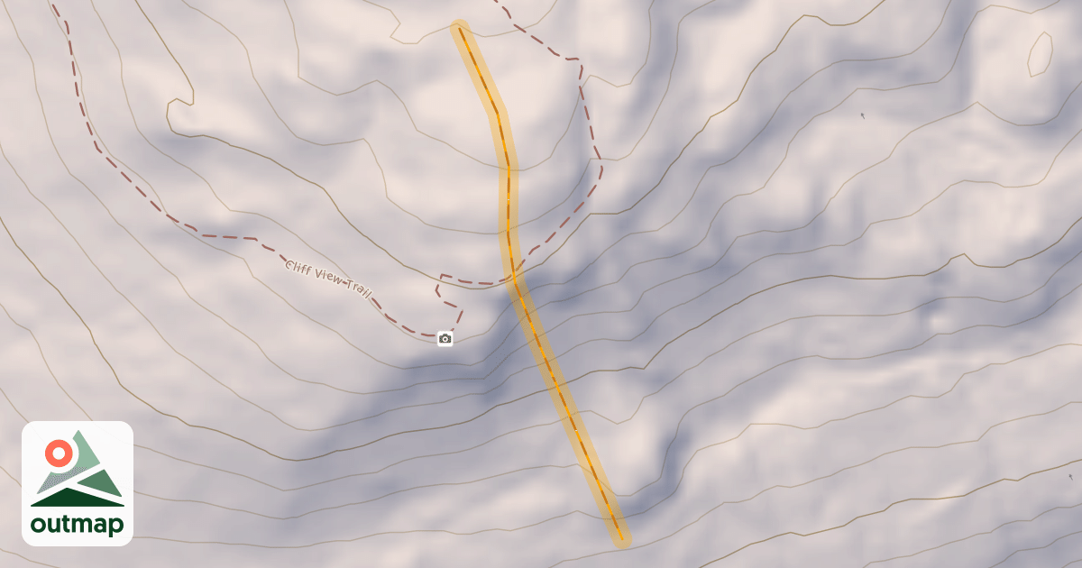 Map of Horseshoe Chute