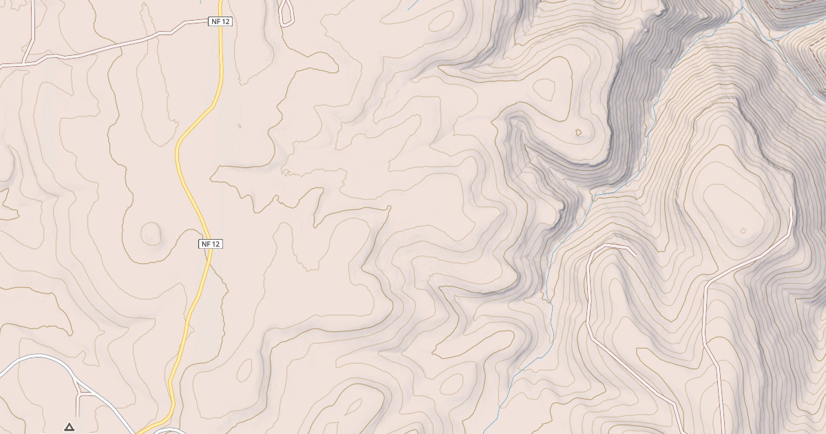 Map preview of USFS National Forest System Roads {6A362E5E-BFED-4A5A-B7DD-E91F2A0DF0D0}