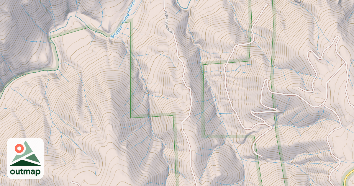 Map of BAYES CABLE SPUR