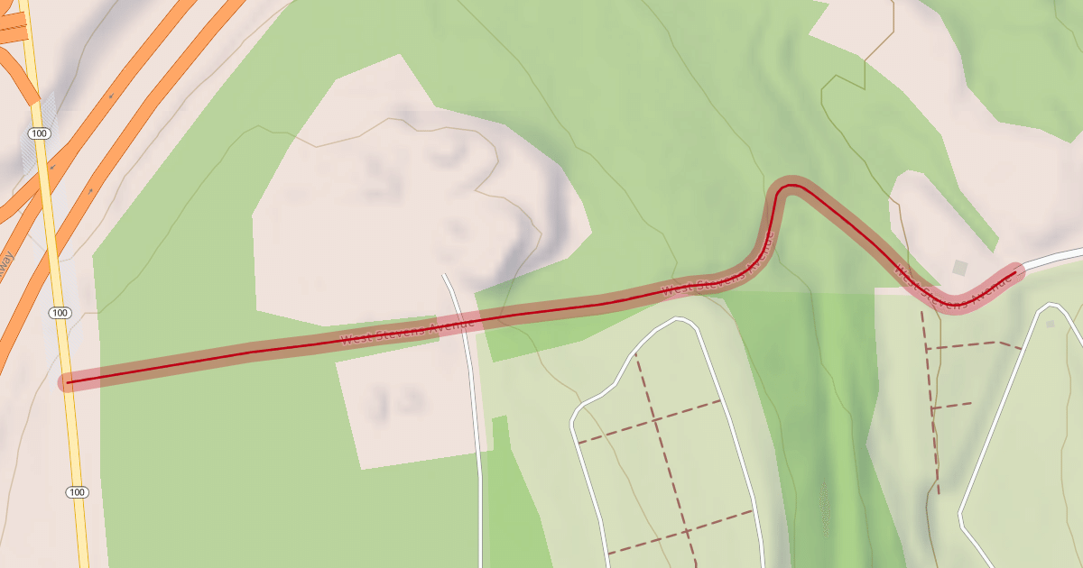 Map preview of West Stevens Avenue