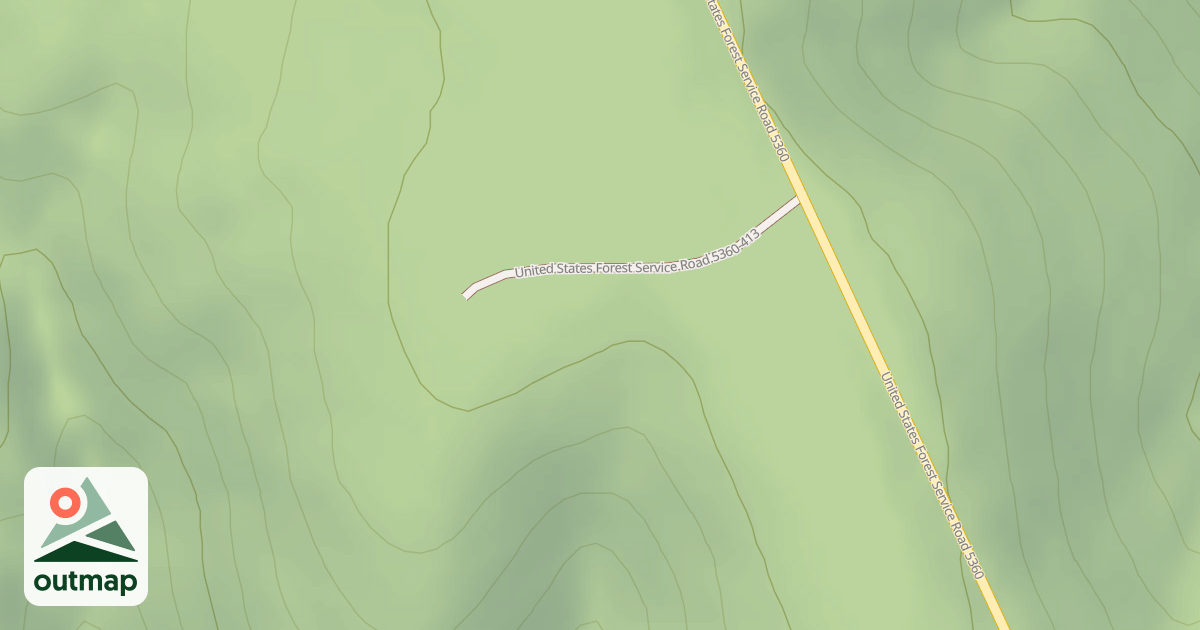 Map of USFS National Forest System Roads {D71539EB-2096-47FB-A32C-45362B1D000F}