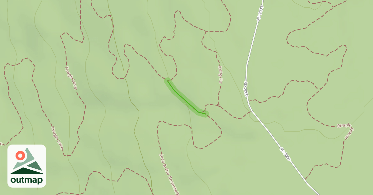 Map of Tough Love Cutoff