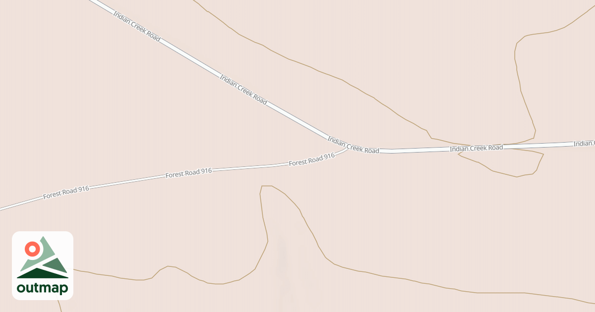 Map of INDIAN CREEK