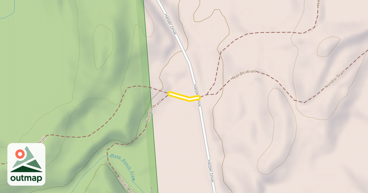 Map of Nordic Trail