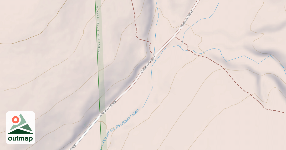 Map of Snow Valley Riders Snowmobile Trail
