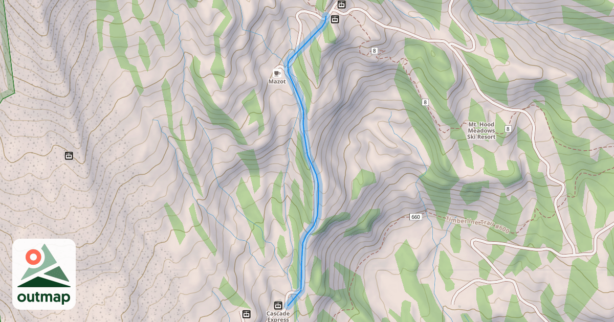 Map of Ridge Run