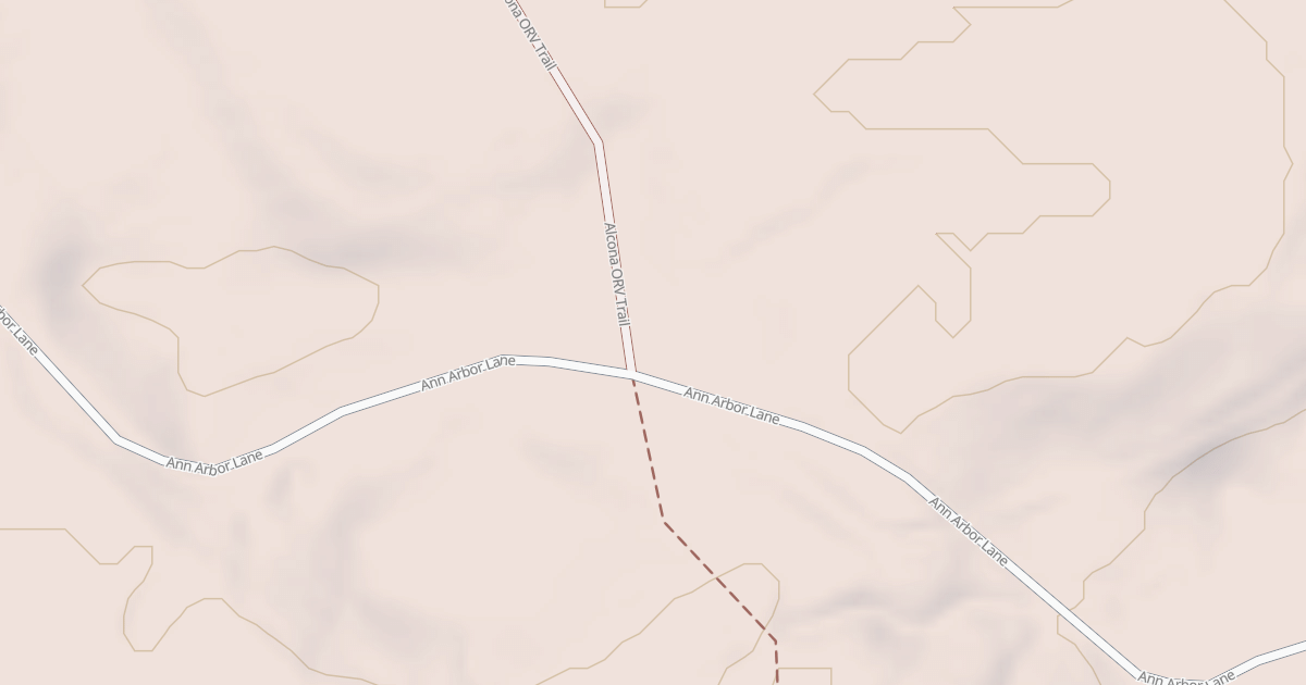 Map preview of ALCONA ATV TRAIL