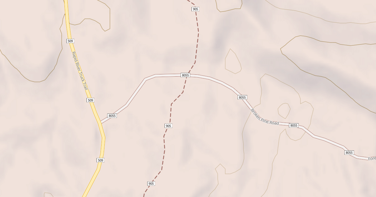 Map preview of BROKEN PINE