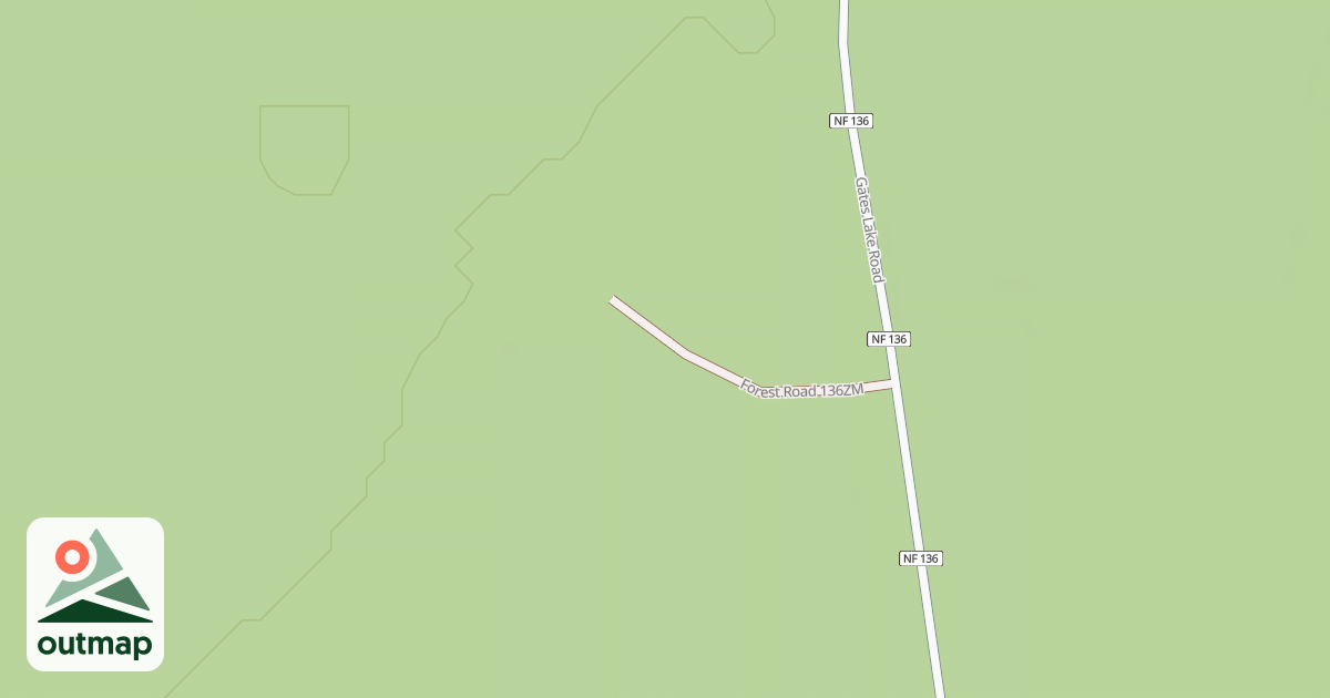 Map of FR 136ZM