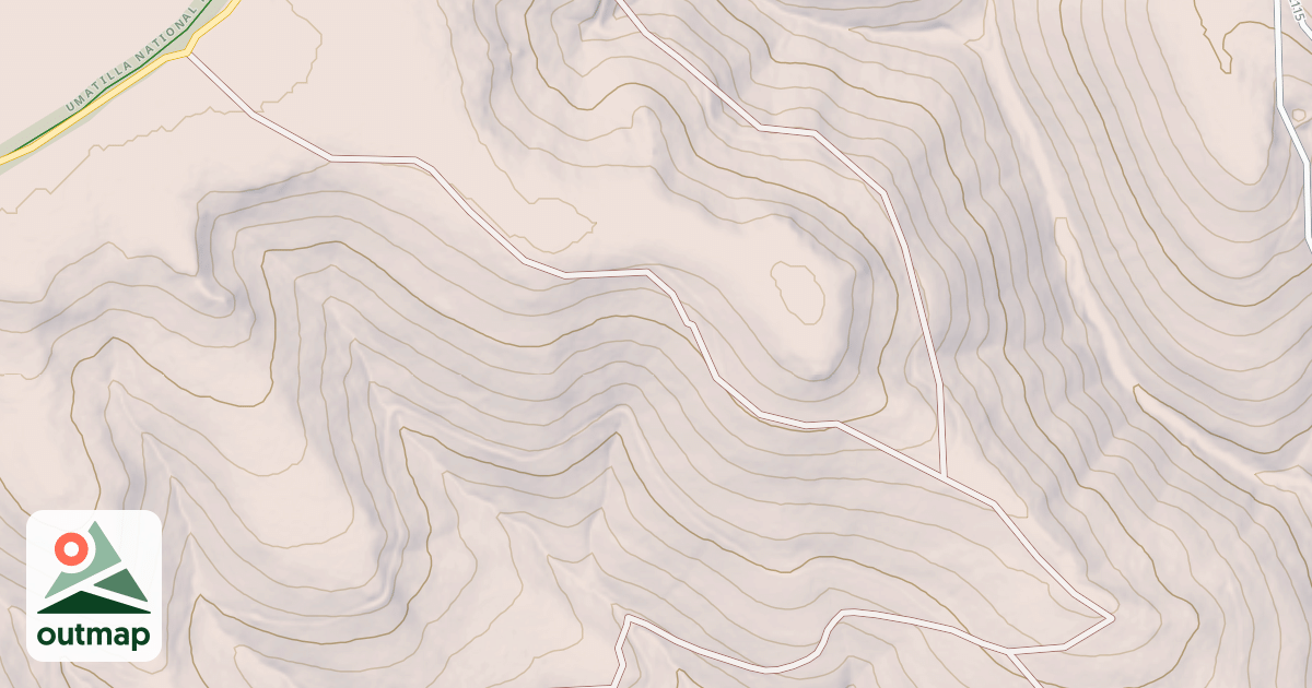 Map of USFS National Forest System Roads {83DE6BA4-3DC8-4BA6-AB37-B1C7890BBE15}
