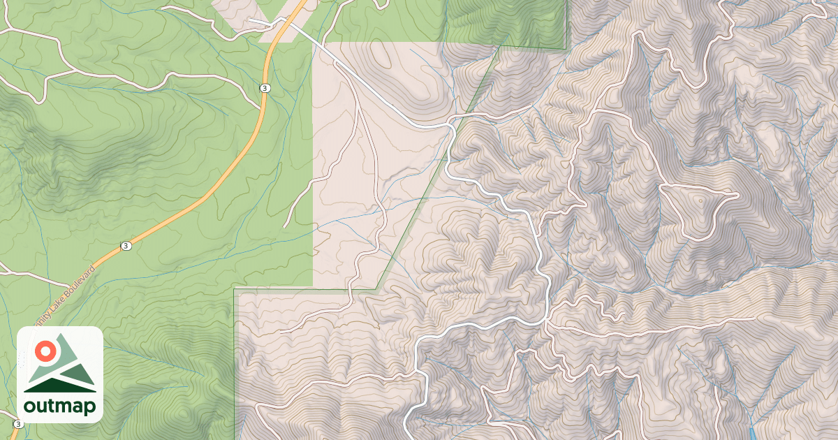 Map of BOWERMAN RIDGE