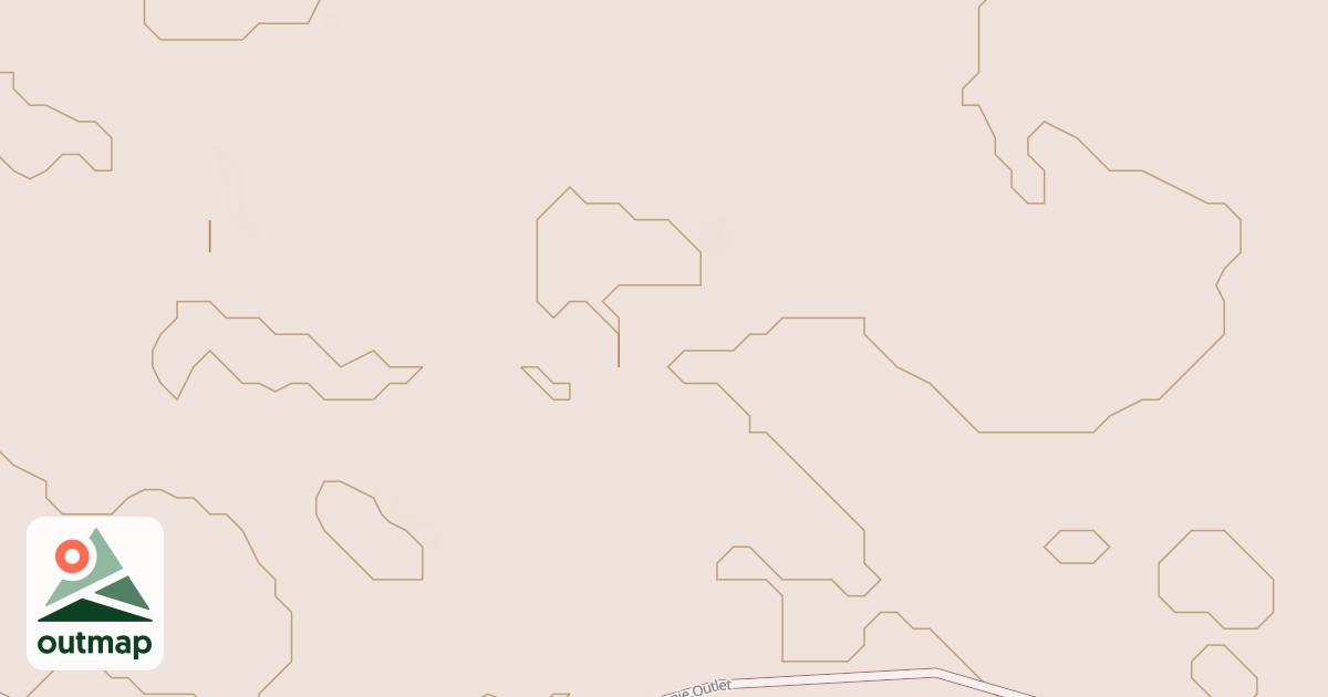 Map of E. LITTLE WINNIE OUTLET SPUR A