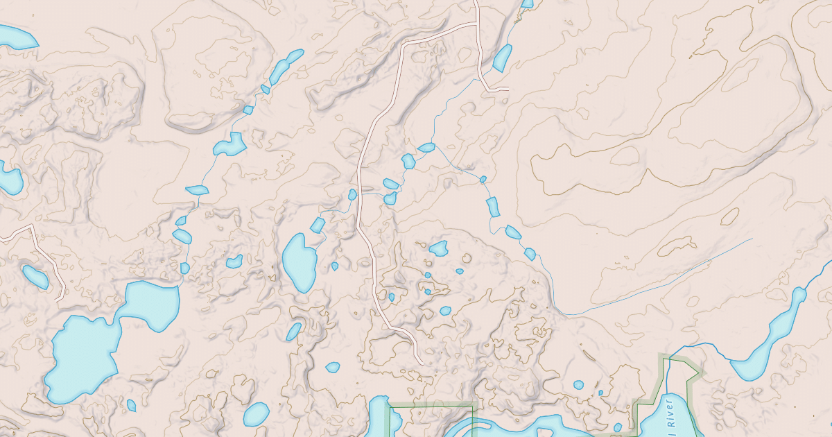 Map preview of FRANK LAKE SPUR A