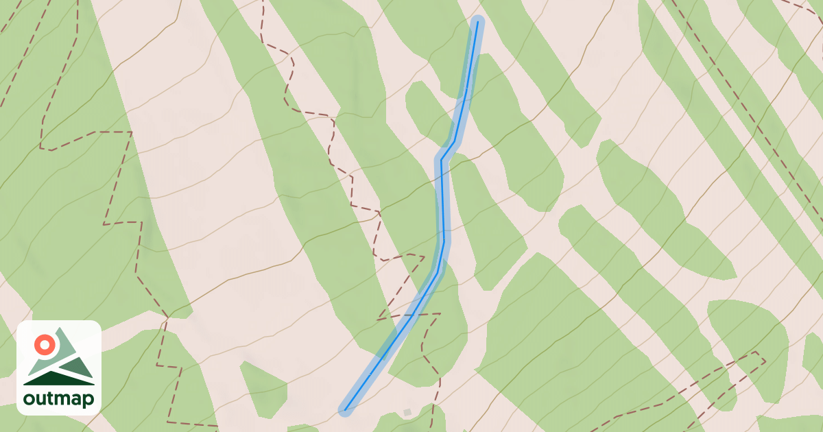 Map of Katie's Run
