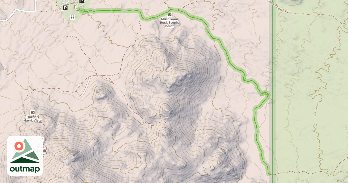 Map of Marcus Landslide