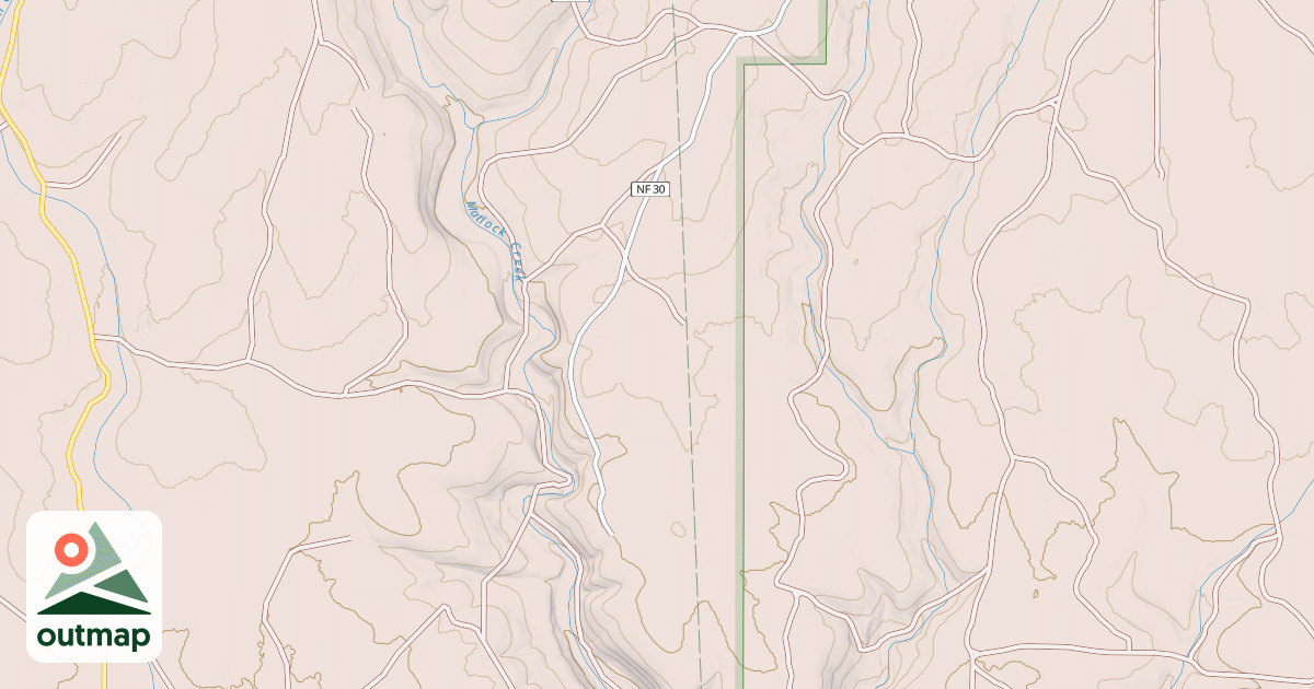 Map of USFS National Forest System Roads {C1DFB285-04E8-4CA6-AFE1-F782B88BC3C6}