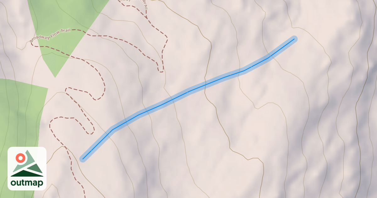 Map of Bert's Run