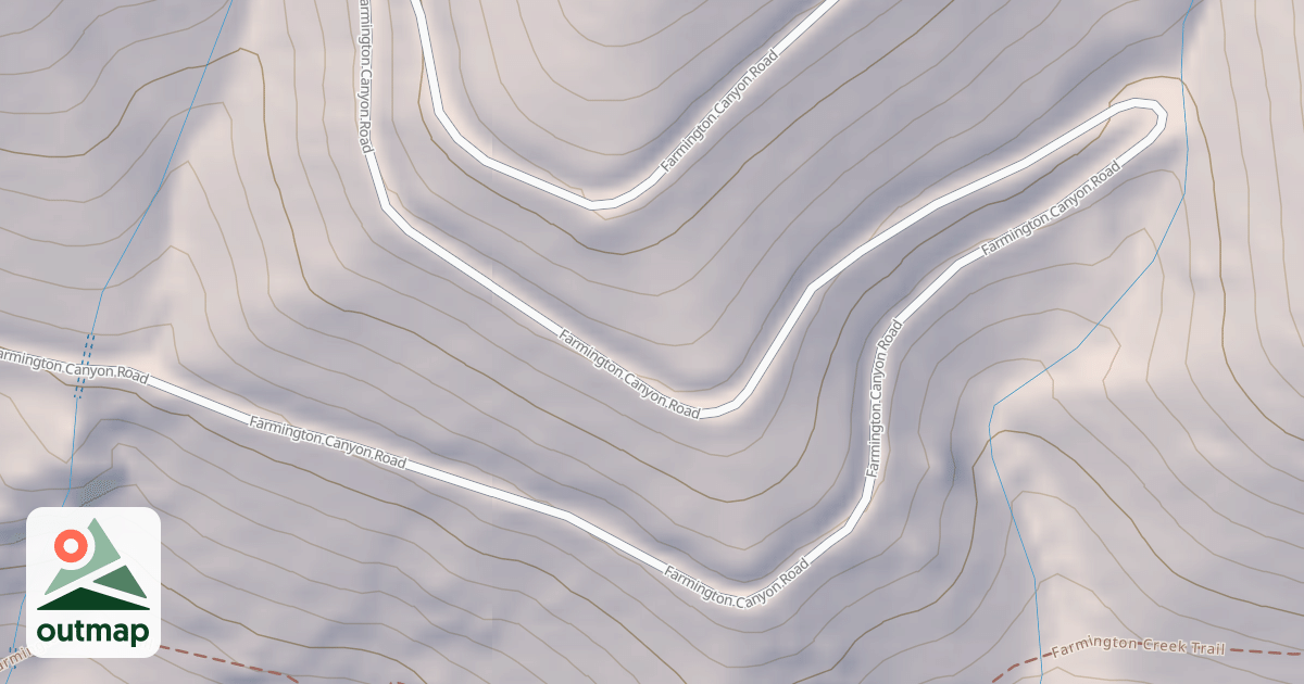 Map of FARMINGTON CANYON ATV