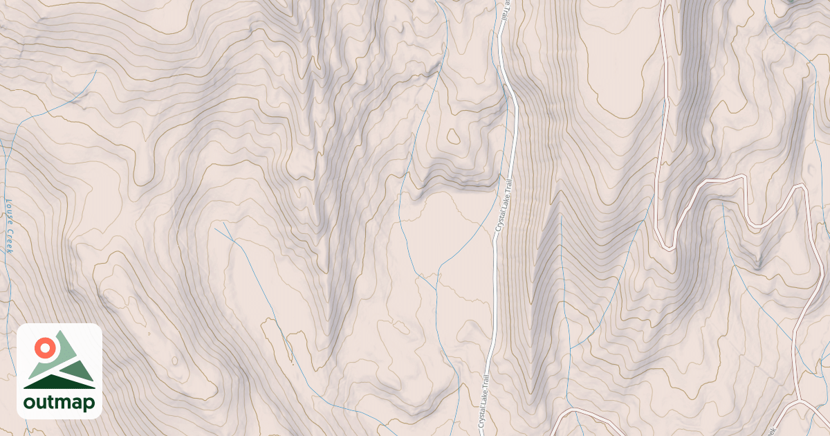 Map of BENNER SPRINGS SPUR