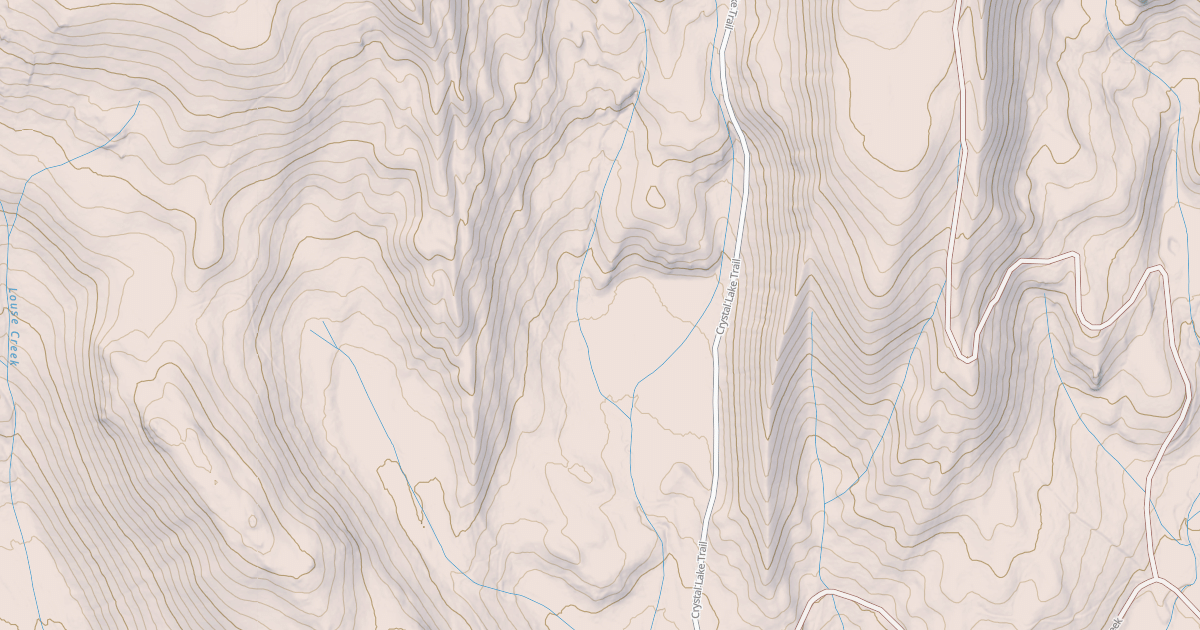 Map preview of BENNER SPRINGS SPUR