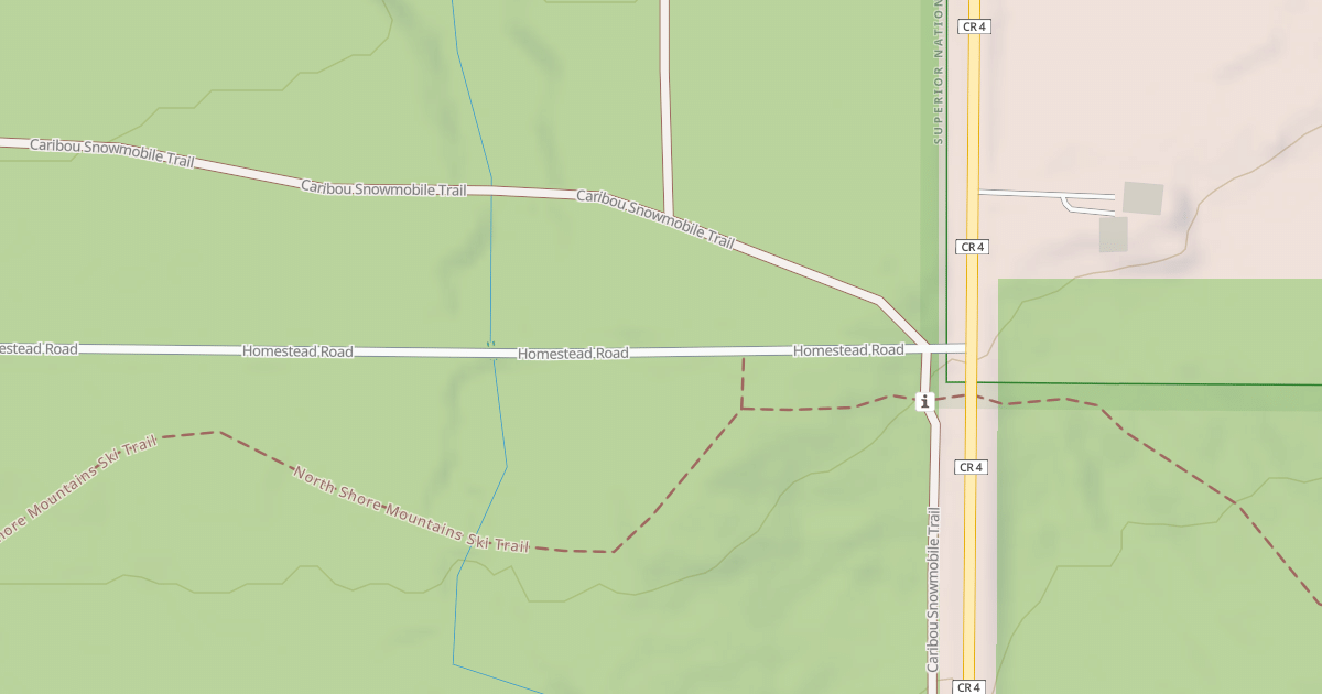 Map preview of CARIBOU TRAIL SPUR L