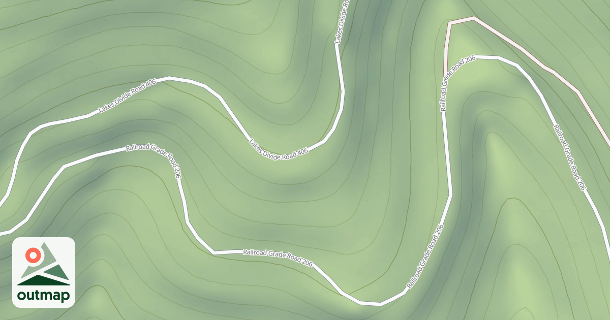 Map of Huckleberry Ohv