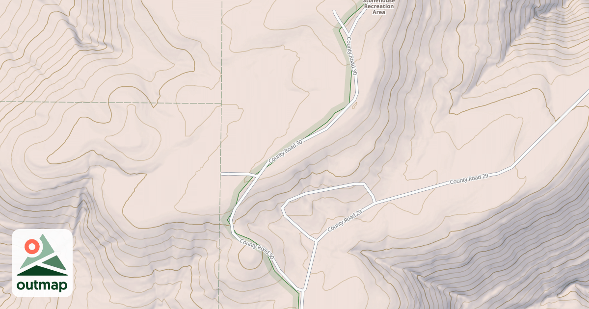 Map of DRY CREEK MTN