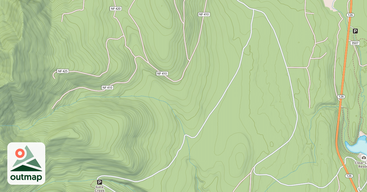 Map of BROWDER CREEK RD
