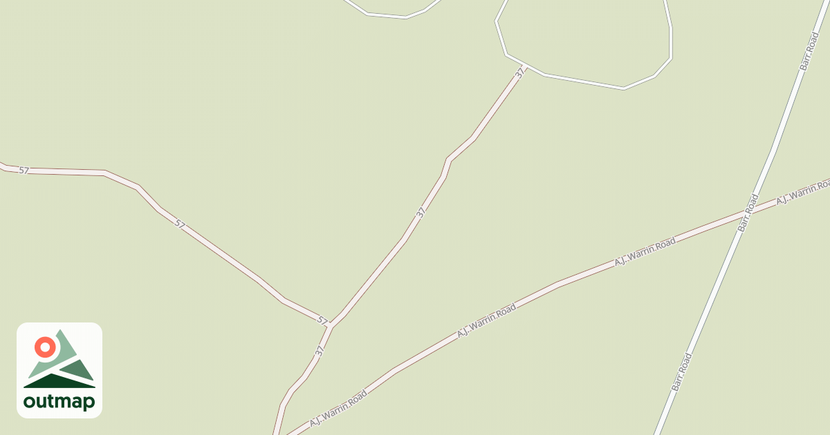 Map of Cline Buttes Shared Use Rd 37