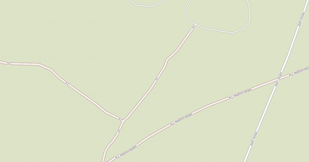 Map preview of Cline Buttes Shared Use Rd 37