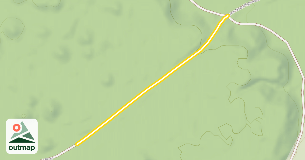 Map of Chemin Rural d'Égliseneuve à Besse