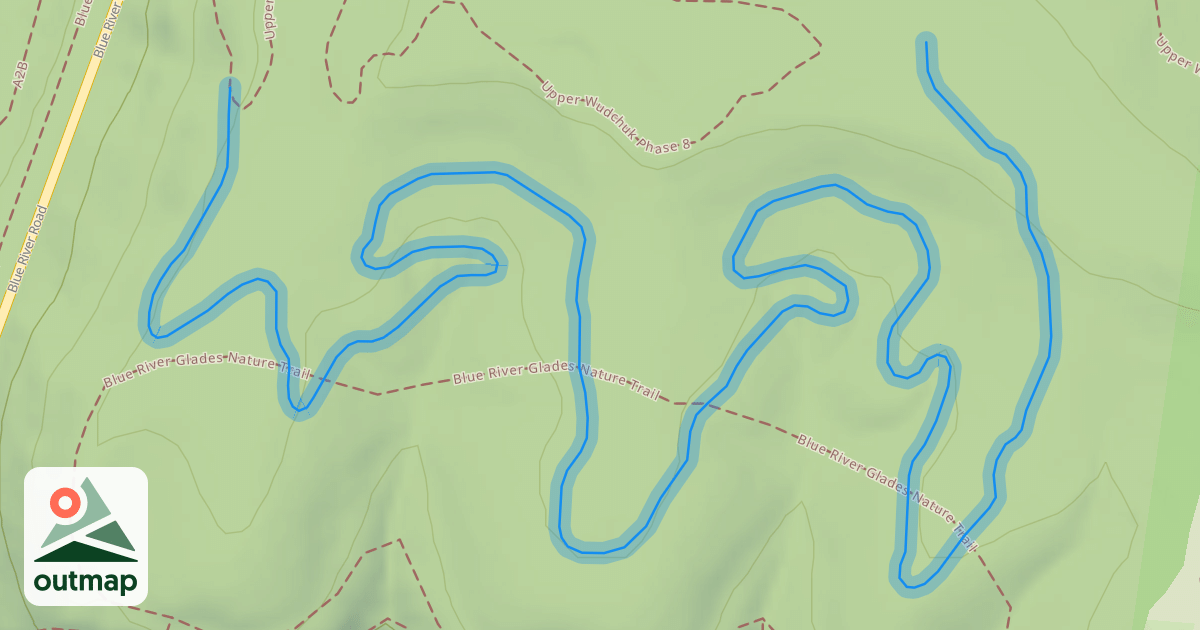 Map of Wudchuck Run