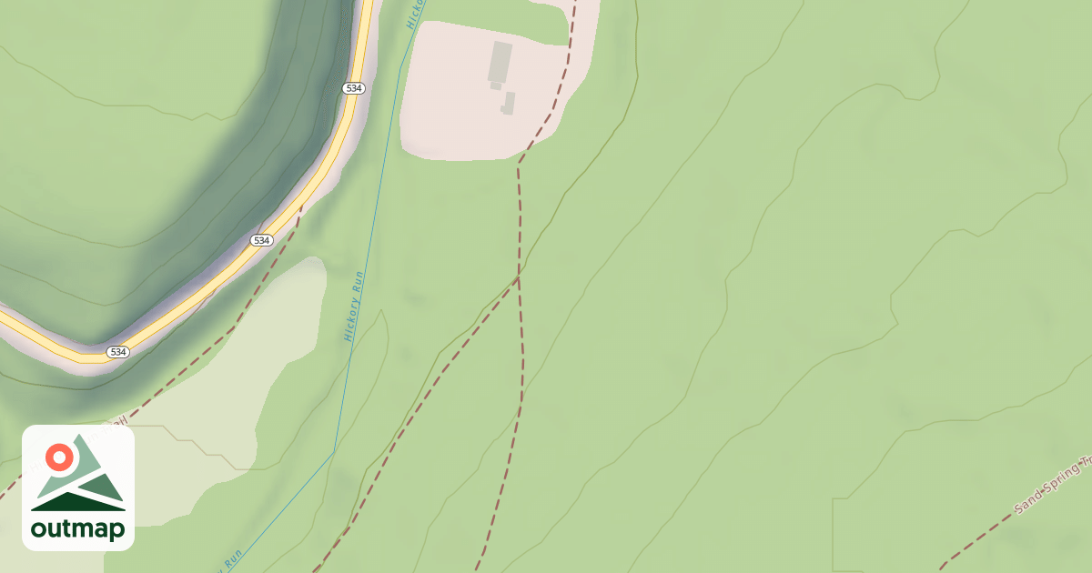 Map of Hickory Run State Park Trails