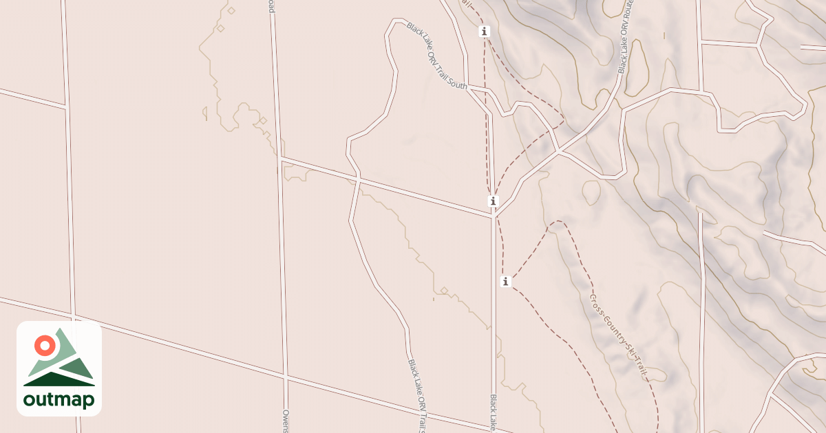 Map of Black Lake Trail