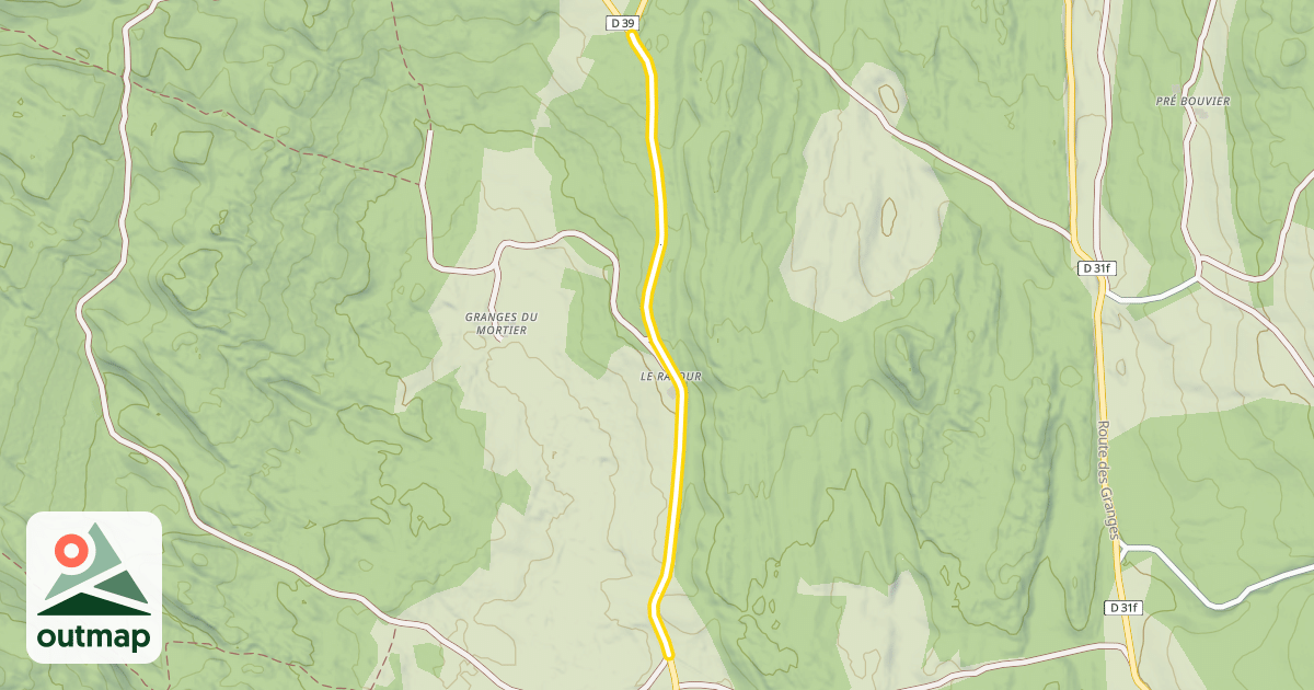 Map of Route de la Chandeleuse