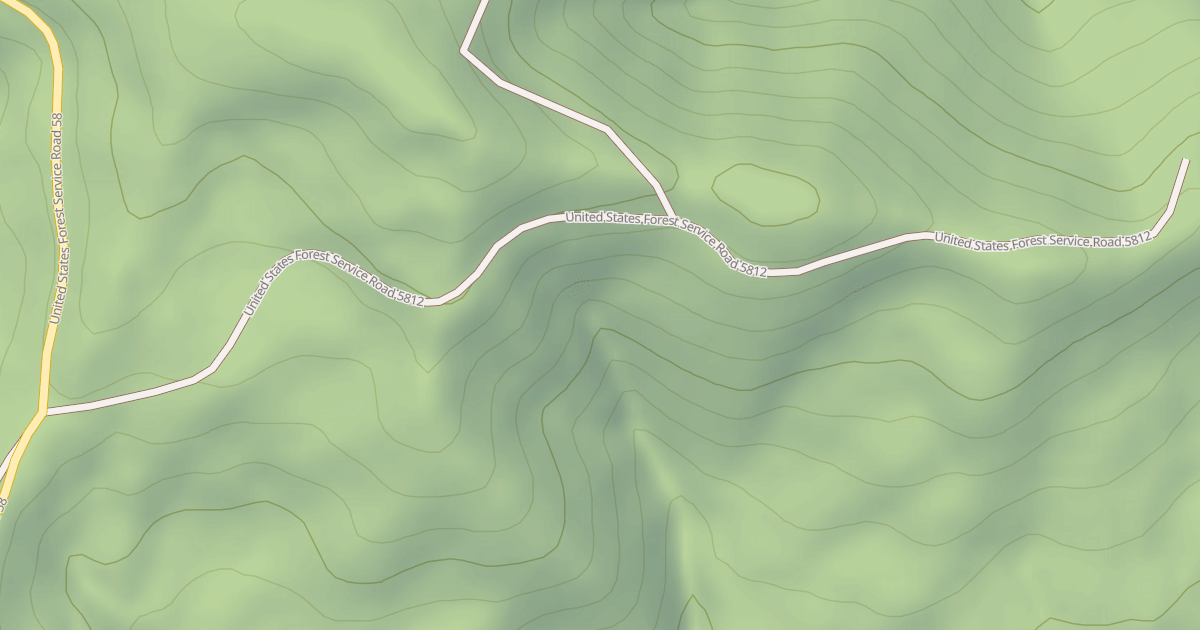 Map preview of USFS National Forest System Roads {6C20CEE2-F93E-433F-B994-C47D4AF45251}