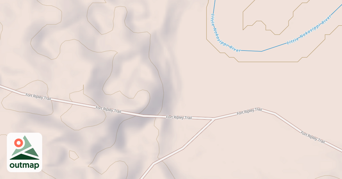 Map of Fort Ripley Trails