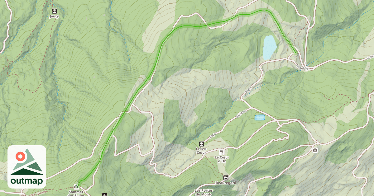 Map of La Croix