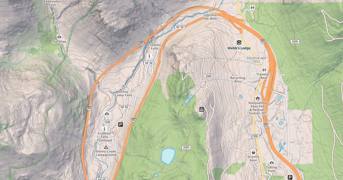 Map preview of DENNY CREEK